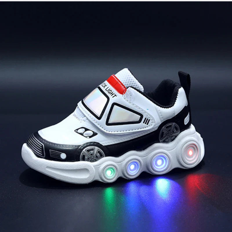 Leuchtende LED Turnschuhe für Kinder, Beleuchtete Outdoor-Schuhe für Jungen und Mädchen