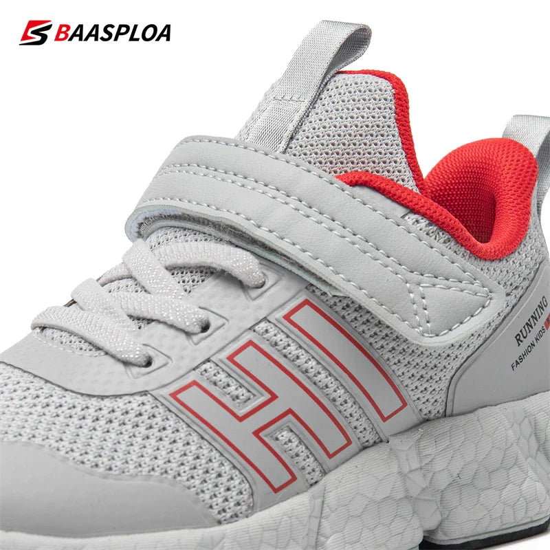 Baasploa Kinder Laufschuhe, Atmungsaktive Frühling Sportschuhe für Jungen und Mädchen