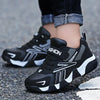 Kinder Mode Turnschuhe, Bequeme Leder Laufschuhe für Jungen