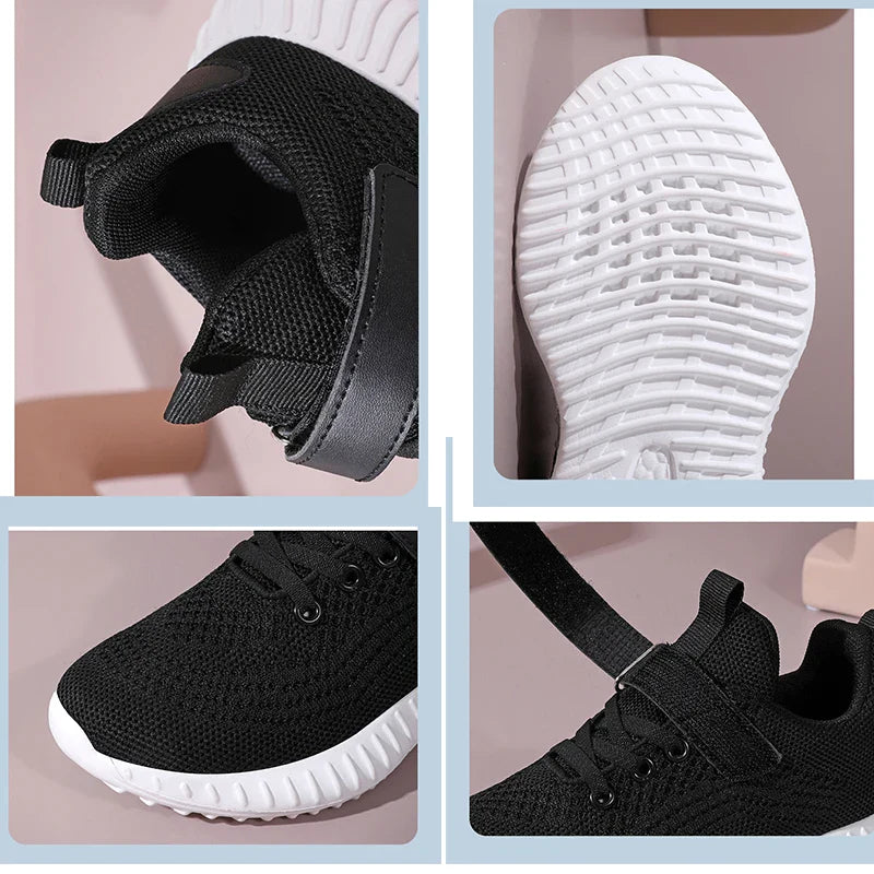 Rosa Prinzessin Tennis Turnschuhe für Kinder, Atmungsaktive Sport- und Outdoorsneaker