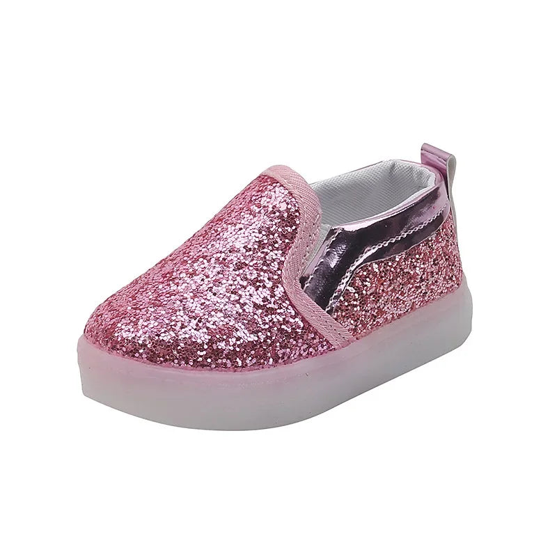 Leichte Sneaker für Mädchen und Jungen, Sportliche Kinder-Turnschuhe mit Leuchteffekten