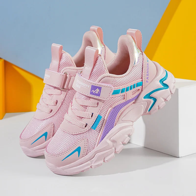 Atmungsaktive Mädchen Sneaker, Lässige Turnschuhe für Kinder