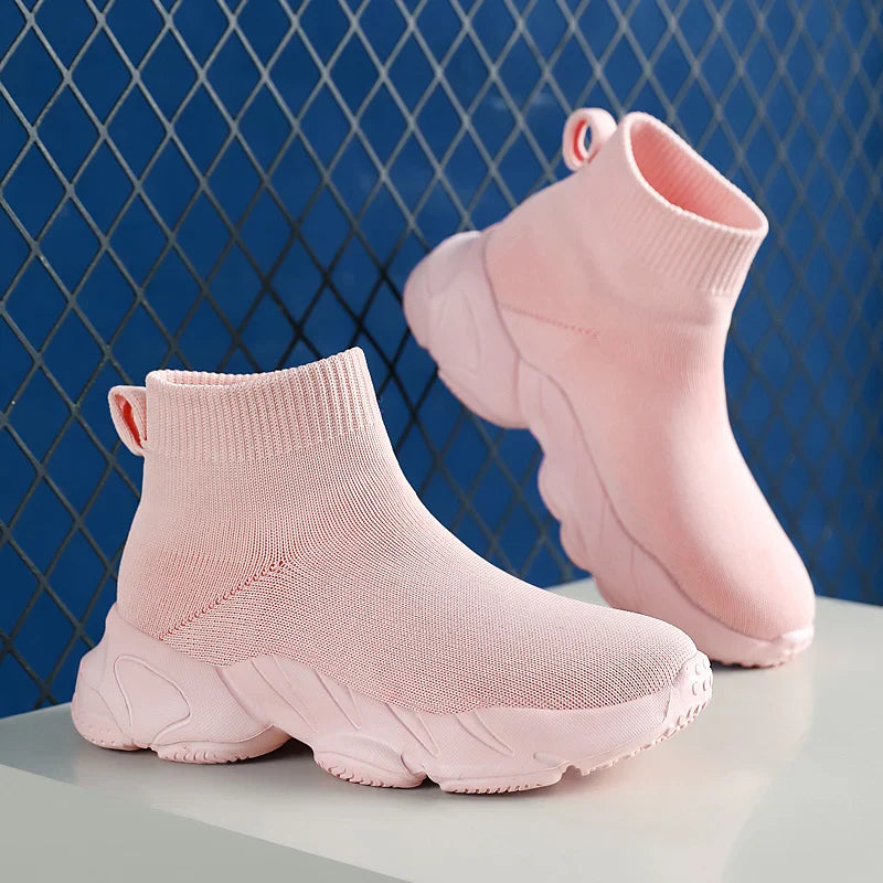 Mode Turnschuhe für Kinder, High-Top Designer Sportschuhe für Jungen und Mädchen