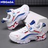 Leder Kinder Turnschuhe, Sportliche Freizeit-Schuhe für Jungen und Mädchen