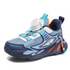 Neue Rutschfeste, Atmungsaktive Kinderschuhe für Jungen, Leichte Freizeit-Schuhe mit Dreh-Schnallen-Design