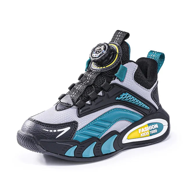 Neuankömmling Kinderschuhe, Bequeme Mädchen- und Jungen Sportschuhe, Atmungsaktive Leder Outdoor-Turnschuhe