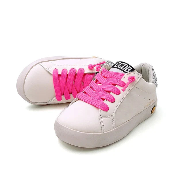 Benutzerdefinierte Turnschuhe für Baby-Mädchen, Glitzernde Stern-Sportschuhe