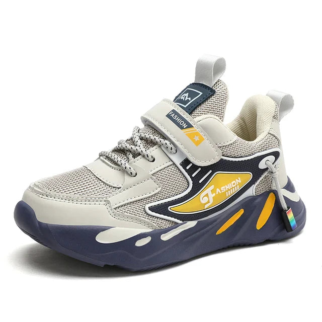 Bequeme Kinder-Laufschuhe, Freizeitschuhe aus Leder für Jungen und Mädchen