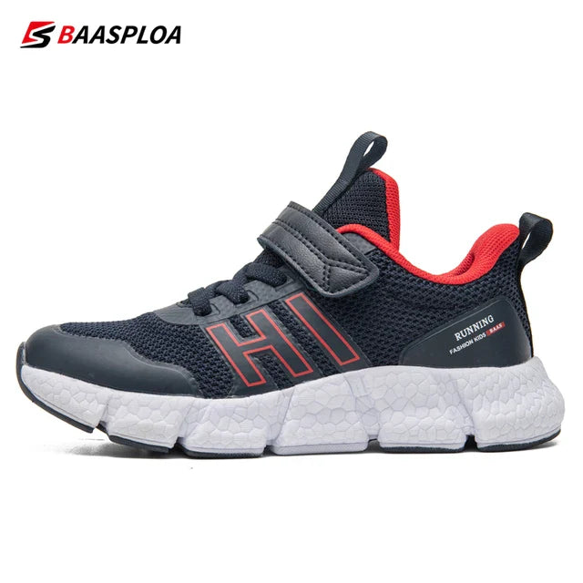 Baasploa Kinder Laufschuhe, Atmungsaktive Frühling Sportschuhe für Jungen und Mädchen