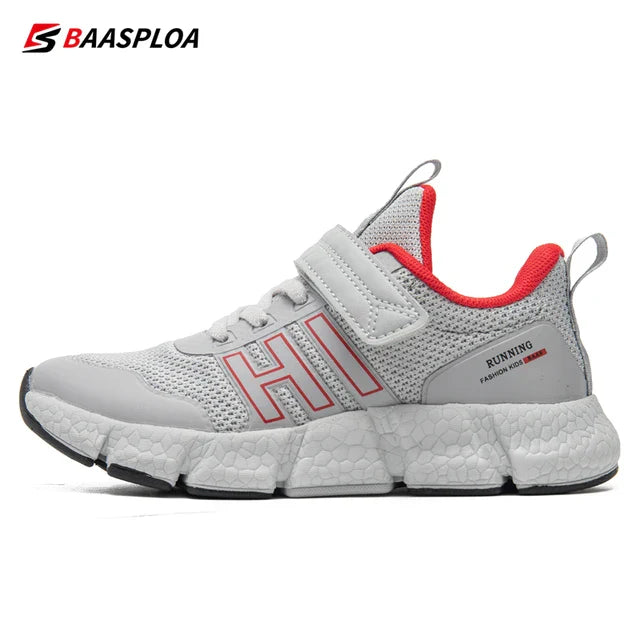 Baasploa Kinder Laufschuhe, Atmungsaktive Frühling Sportschuhe für Jungen und Mädchen
