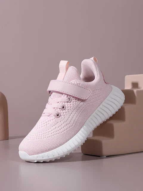 Rosa Prinzessin Tennis Turnschuhe für Kinder, Atmungsaktive Sport- und Outdoorsneaker