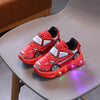 Kids LED Sneakers Cars, rutschfeste Schuhe für Kleinkinder